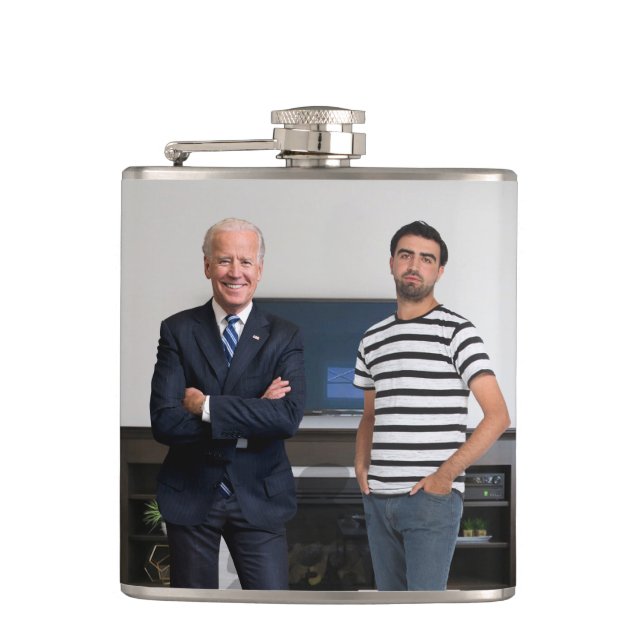 Flasques Vous avez rencontré le président Joe Biden | Ajout (Devant)