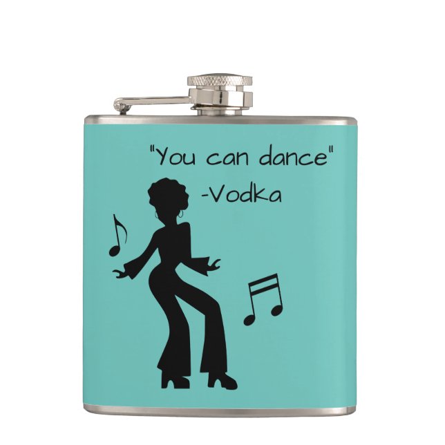 Flasques "Vous pouvez danser" (les mensonges de vodka) (Devant)