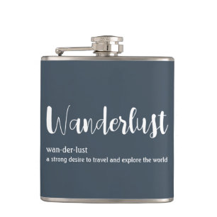 Flasques Wanderlust définition blanc gris bleu couleur