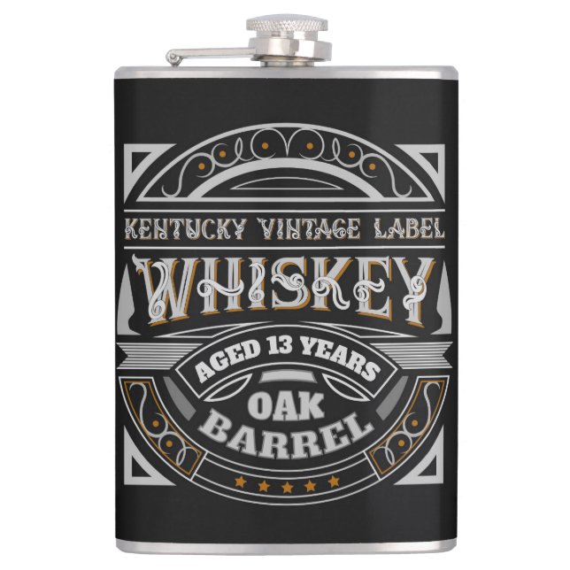 Flasques Whiskey Vintage du Kentucky (Devant)