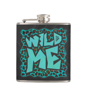 Flasques Wild Me Design léopard Brown et Turquoise