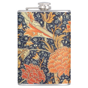 Flasques William Morris Cray Floral Art nouveau Motif