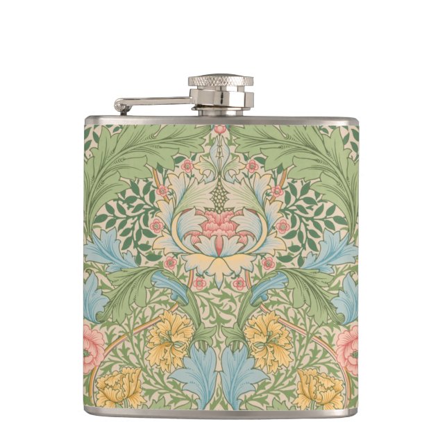 Flasques William Morris Myrtle Fleur Floral Botanique (Devant)