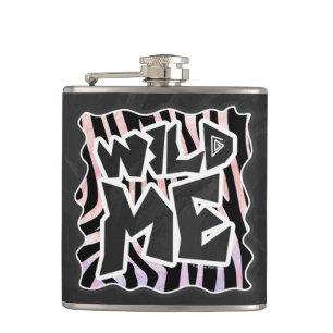 Flasques Zebra Black and Pink Wild me