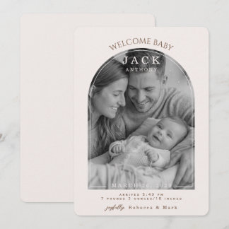 Flat Announcement Card