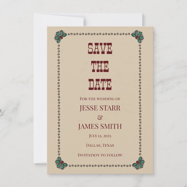 Flat Announcement Card (Front)