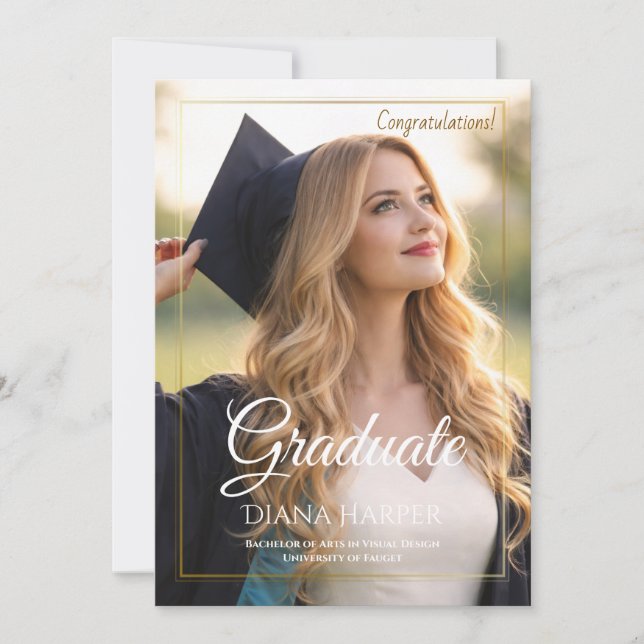 Flat Announcement Card (Front)