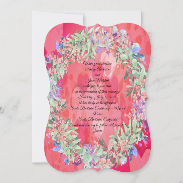 Flat Announcement Card (Front)