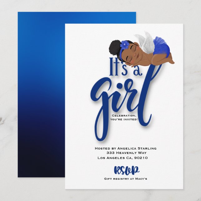 Flat Announcement Card (Front/Back)