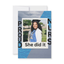 Flat Announcement Card