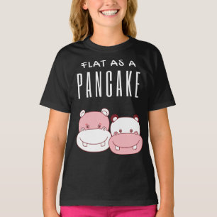 Flat As A Pancake Couple Hippo Hippo Lover T-Shirt