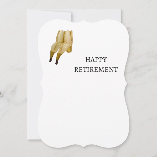 Flat Card CONGRATULATIONS birthday retirement (Back)