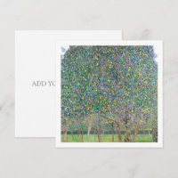 FLAT CARD : GUSTAV KLIMT : PEAR TREE 1903
