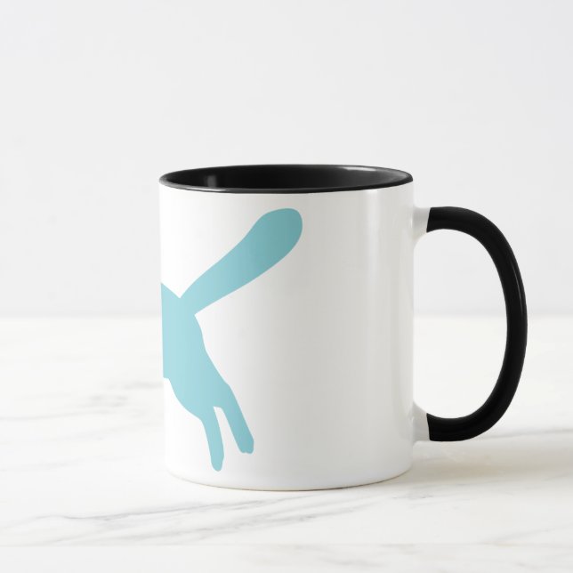 Flat Cat Mug (Right)