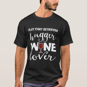 Flat Coat Retriever Shirt Wine Lover For Women Mom