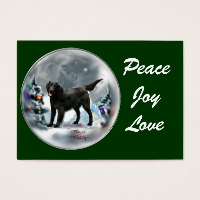 Flat-Coated Retriever Christmas Gifts (Front)