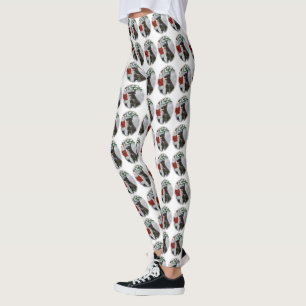 Flat-Coated Retriever Christmas Leggings