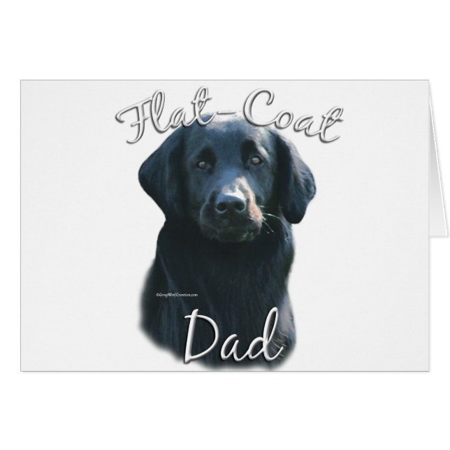 Flat-Coated Retriever Dad 2 (Front Horizontal)