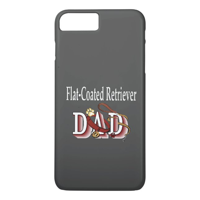 Flat-Coated Retriever Dad Case-Mate iPhone Case (Back)