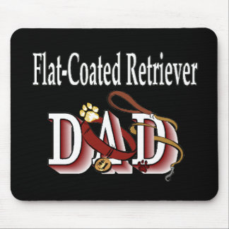 Flat-Coated Retriever Dad Gifts Mouse Pad