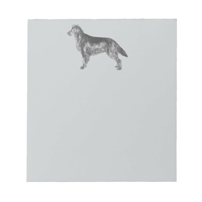 Flat Coated Retriever FCR Notepad (Front)