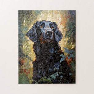 Flat-coated Retriever Jigsaw Puzzle