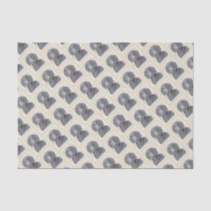 Flat-Coated Retriever Painting - Original Dog Art Tissue Paper