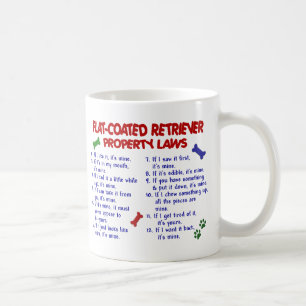 FLAT COATED RETRIEVER PL2 COFFEE MUG