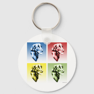 Flat-Coated Retriever Pop Keychain