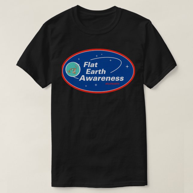 Flat Earth Awareness Classic Classic TShirt (Design Front)