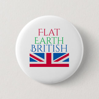 Flat Earth British Button