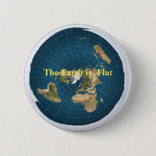 Flat Earth Button