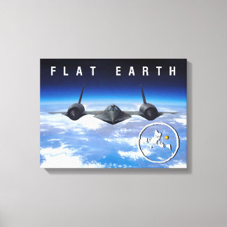 Flat Earth -- Canvas 14 x 11