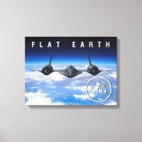 Flat Earth -- Canvas 14 x 11