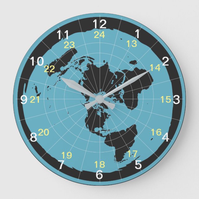 Flat Earth Clock Design (Front)