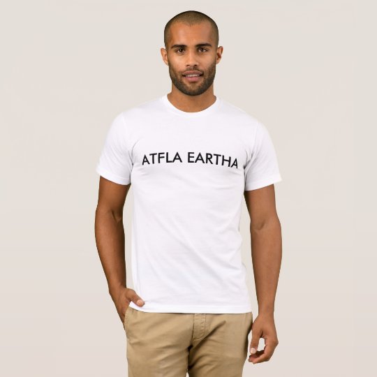 Flat Earth in Igpay Atinlay T-Shirt