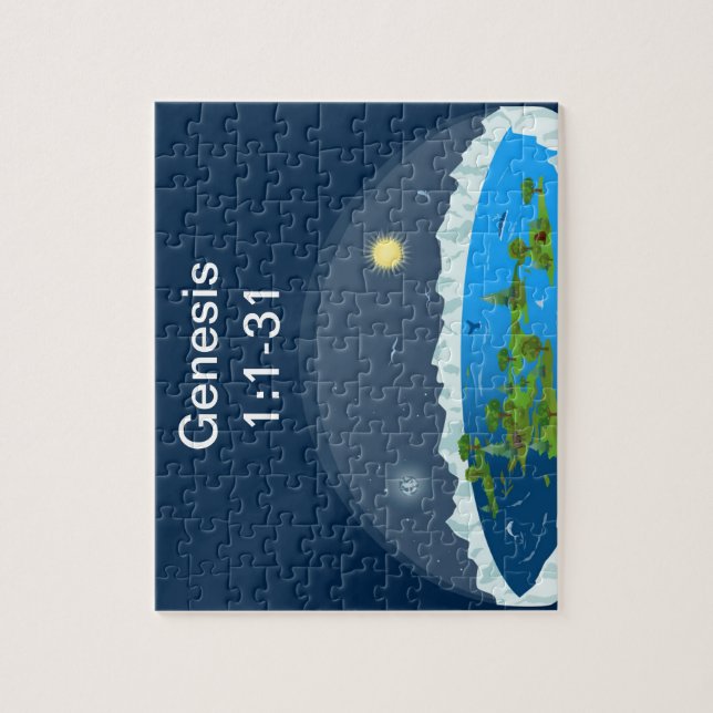 Flat Earth Kids Puzzle (Vertical)