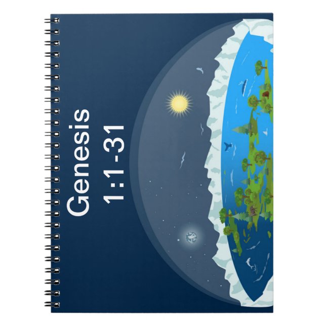 Flat Earth Kids Puzzle Notebook (Front)