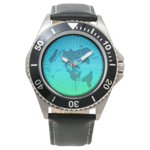Flat Earth Map - Azimuthal Equidistant Projection Watch