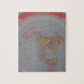 Flat Earth Map Jigsaw Puzzle