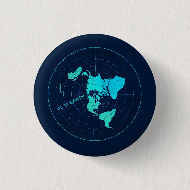 Flat Earth Pin (Front)