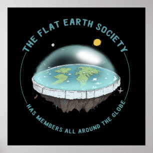 Flat Earth Poster