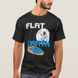 FLAT Earth Retro Vintage Flat Earther Society Pres T-Shirt