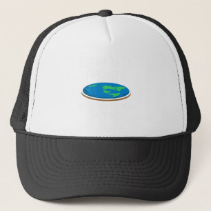 Flat Earth Society Members Around The Globe Funny Trucker Hat