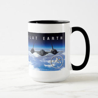 Flat Earth SR71 -- Mug Two Tone