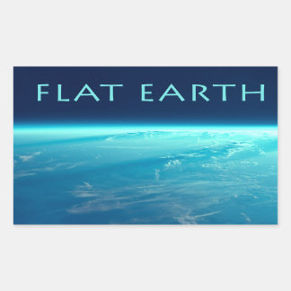 Flat Earth sticker