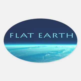 Flat Earth sticker