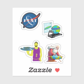 FLAT EARTH STICKERS