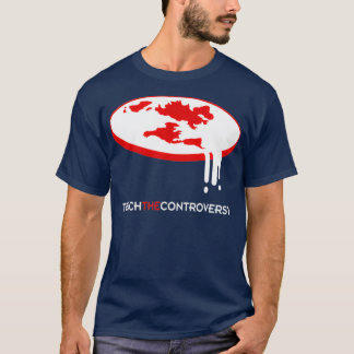 Flat Earth Teach the Controversy  T-Shirt