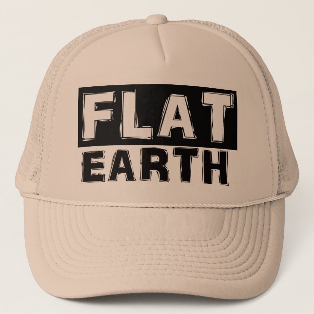 Flat Earth Trucker Cap (Front)